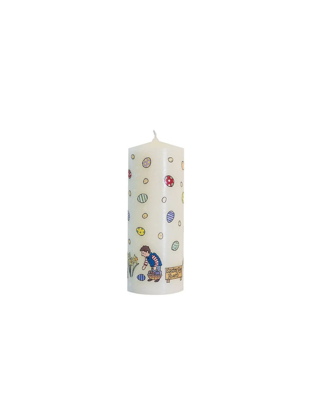 Alison Gardiner Easter Egg Hunt Mini Pillar Candle- Easter|Seasonal Decor