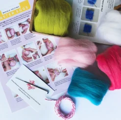Bergin & Bath Easter Eggs Needle Felting Kit- Crafts