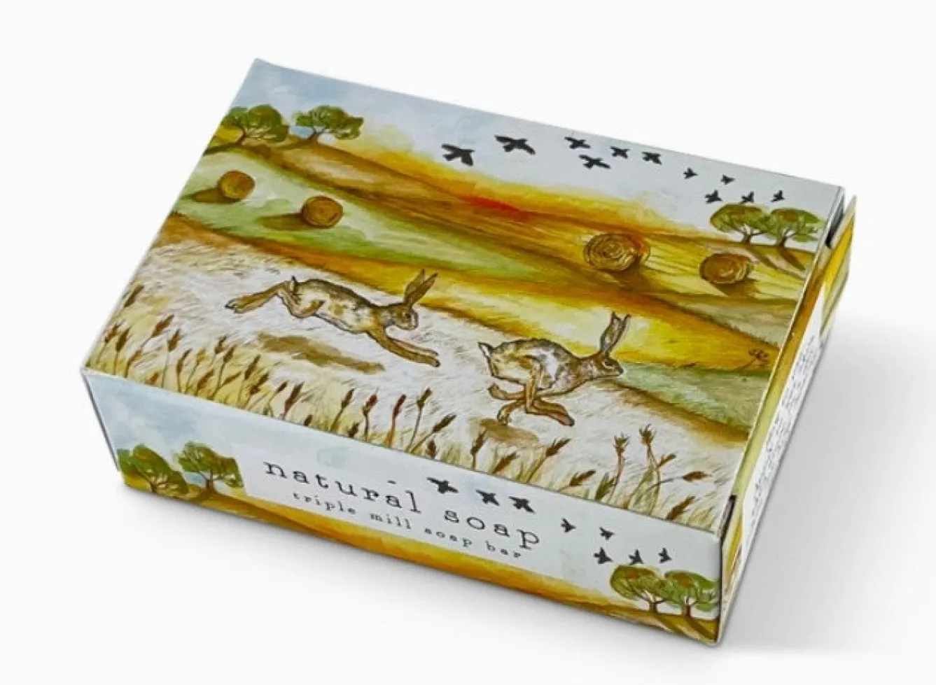 Heaven Scent Elderflower & Lemon Natural Soap - Running Hares 100g- Soaps & Lotions