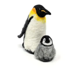 The Crafty Kit Co. Emperor Penguins Needle Felting Kit- Christmas|Crafts