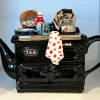 Ceramic Inspirations English Breakfast Large Aga Teapot - Black- Tea|Teapots