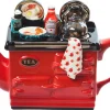Ceramic Inspirations English Breakfast Large Aga Teapot - Red- Tea|Teapots