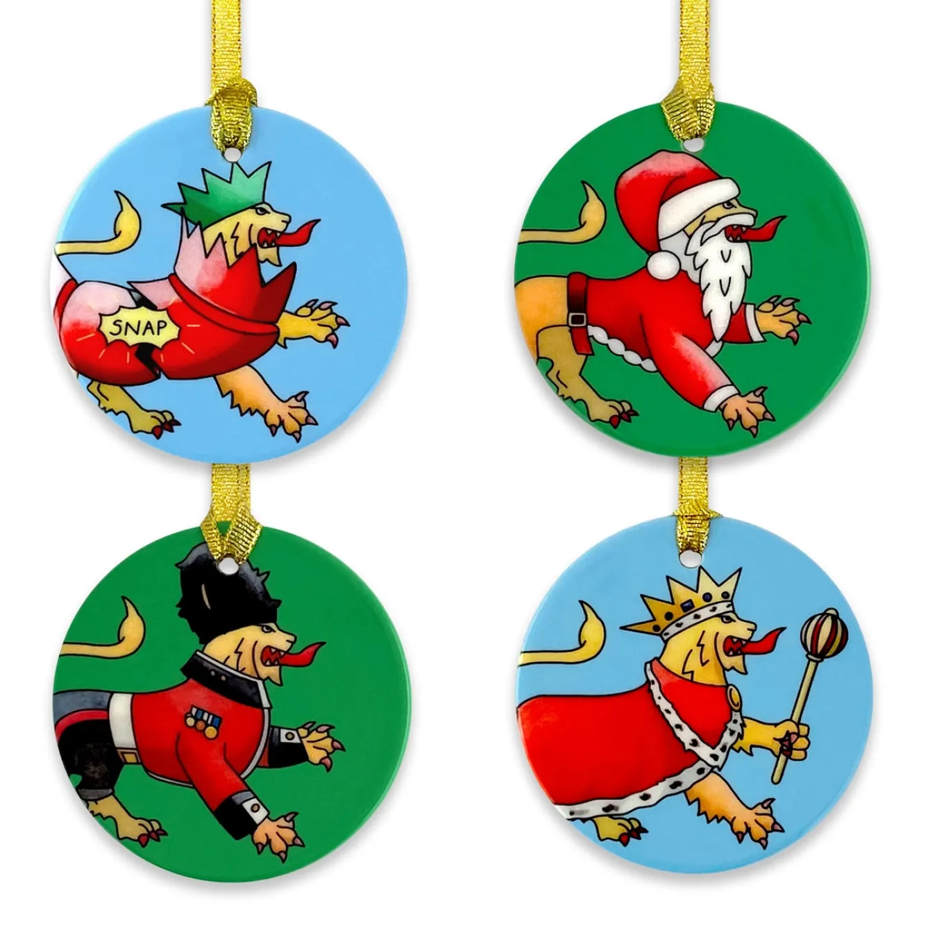 Yeti English Lion Tree Decorations- Christmas Decorations|Christmas