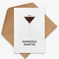 Everlong Print Co. Espresso Martini Card- Greeting Cards