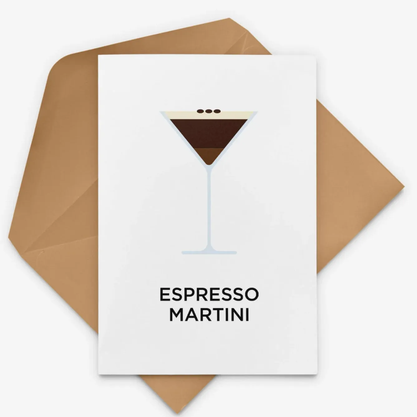 Everlong Print Co. Espresso Martini Card- Greeting Cards