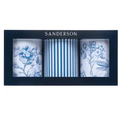 Sanderson Etchings & Roses Set of 3 Round Caddies- Storage Caddies|Storage