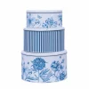Sanderson Etchings & Roses Set of 3 Round Cake Tins- Gardening|Gardening