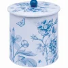 Sanderson Etchings and Roses Biscuit Barrel- Storage Caddies|Storage