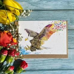 Jen Winnett Evie the Eagle Eco-Card- Greeting Cards