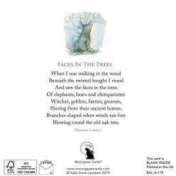 Moongazer Cards Faces in the Trees Greeting Card- Christmas Cards|Greeting Cards