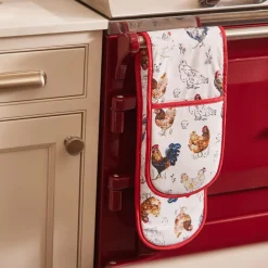 Ulster Weavers Farm Birds Double Oven Glove- Oven Gloves/Mitts