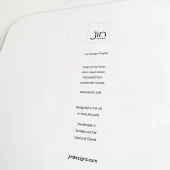 Jin Designs Farm Collection Birch Wood Tray- Tea|Trays