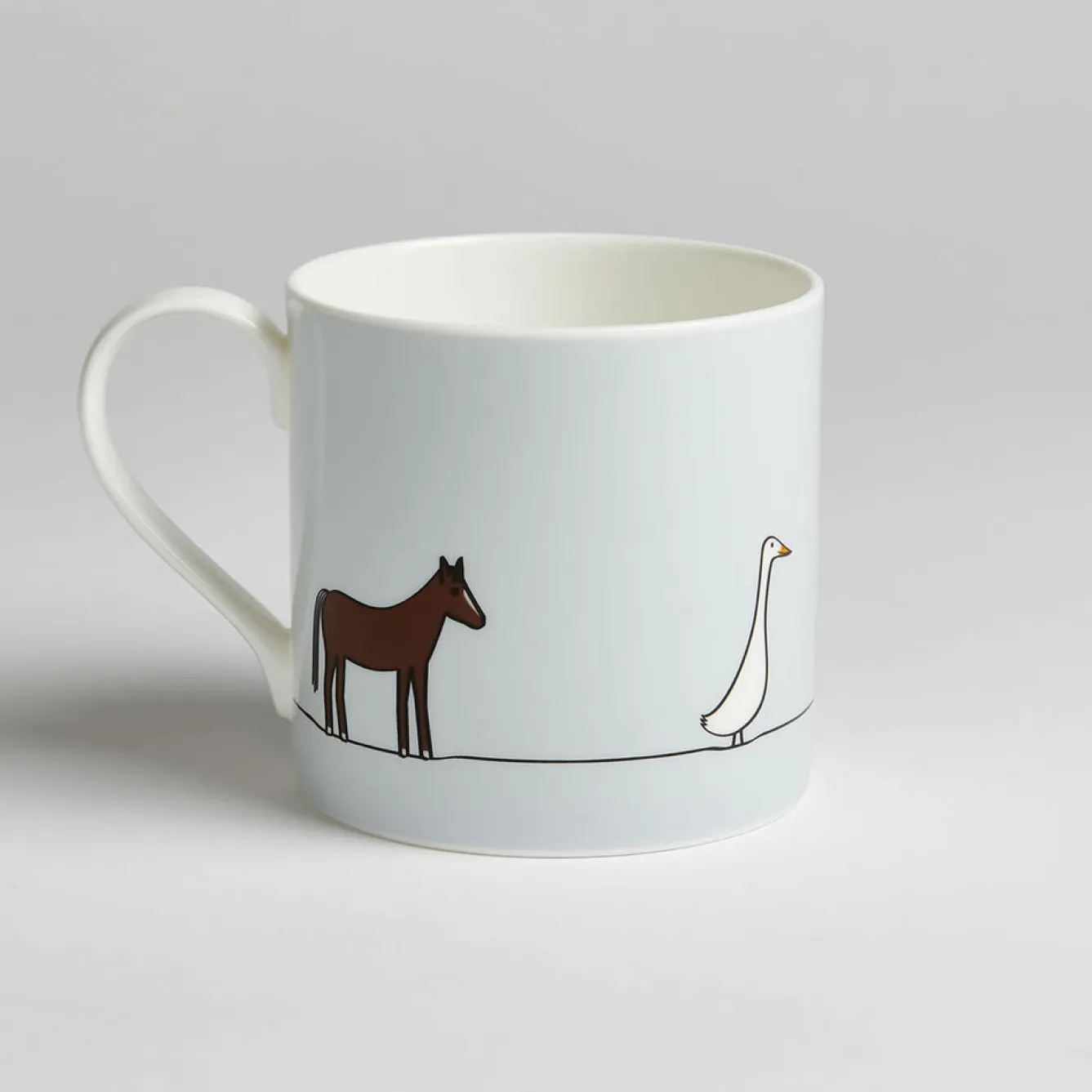 Jin Designs Farm Collection Large Mug- Tea|Pets