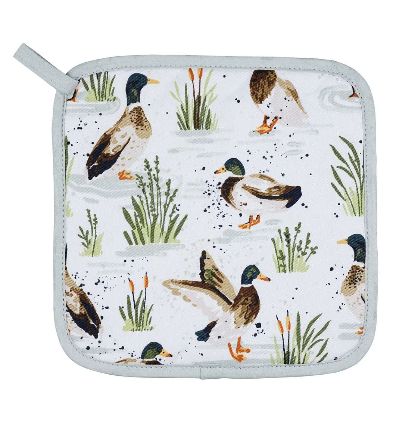 Ulster Weavers Farmhouse Ducks Pot Mat- Pot Grabs