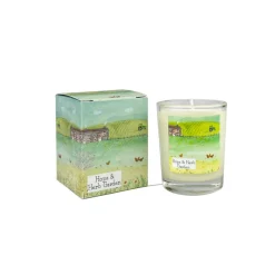 Heaven Scent Farmhouse- Hops & Herb Garden Glass Candle- Home Fragrance