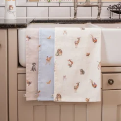 Wrendale Designs 'Farmyard Friends' Farmyard Animal Tea Towel- Tea|Tea Towels