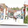 Njeri Illustrated Farnham Cycling Festival Christmas Card- Christmas Cards|Greeting Cards