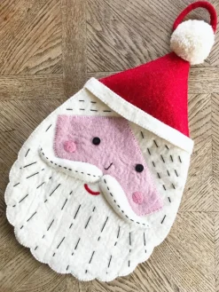 Sew Heart Felt Father Christmas Felt Stocking- Christmas Decorations|Seasonal Decor