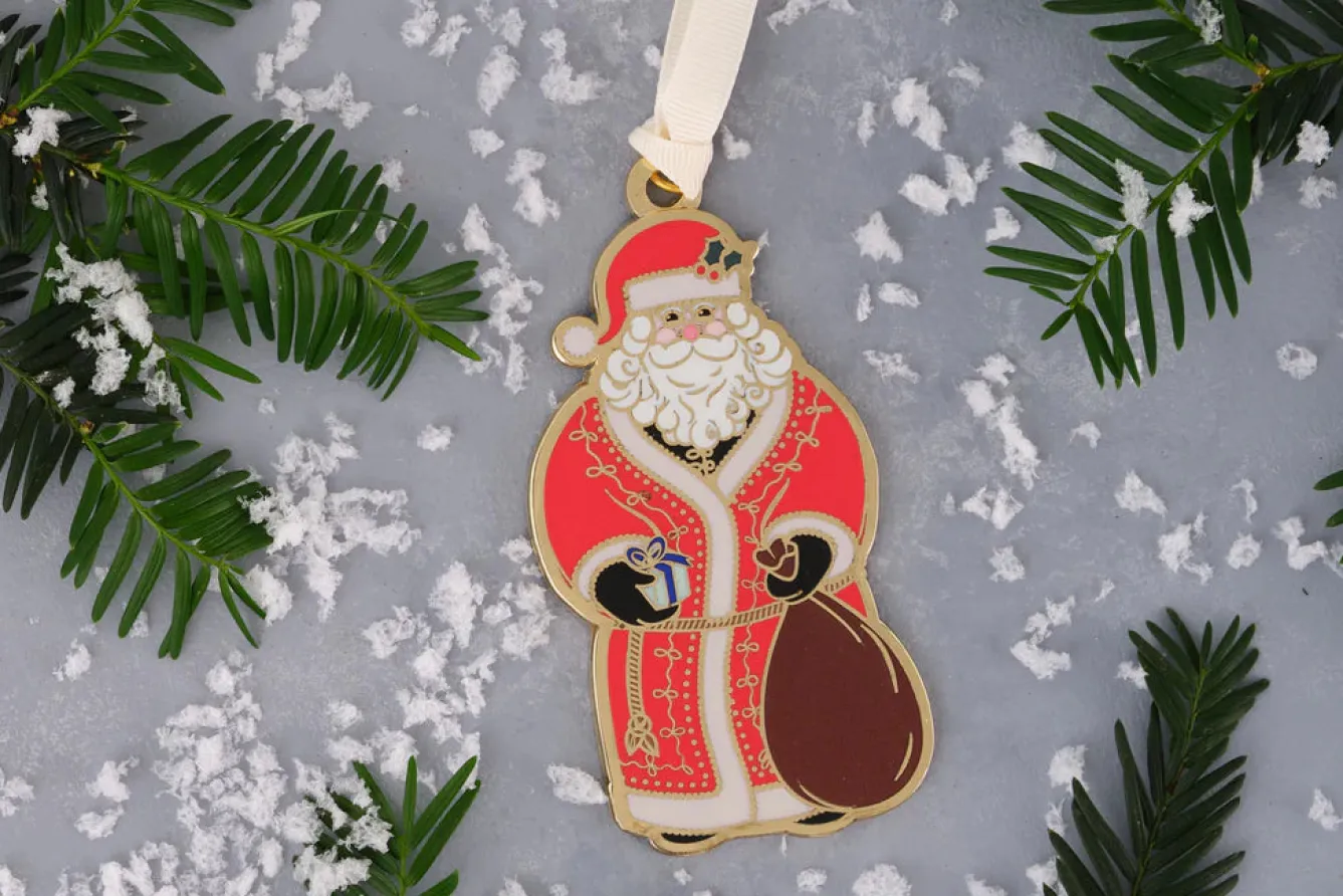 Nancy & Betty Father Christmas Tree Decoration- Christmas