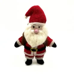 Amica Felt Father Christmas with Sack Felt Decoration- Christmas Decorations|Christmas