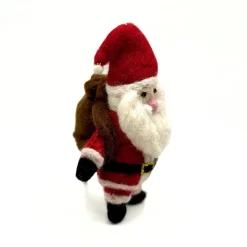 Amica Felt Father Christmas with Sack Felt Decoration- Christmas Decorations|Christmas
