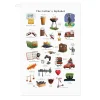 Yeti Father's Alphabet Tea Towel- Mother's Day|Mother's Day