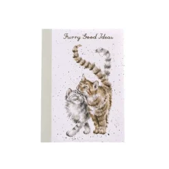 Wrendale Designs 'Feline Fine' Cats A6 Notebook- Stationery