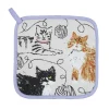 Ulster Weavers Feline Friends Pot Mat- Pot Grabs