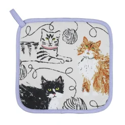 Ulster Weavers Feline Friends Pot Mat- Pot Grabs
