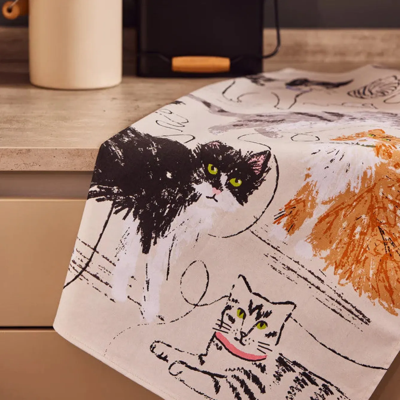 Ulster Weavers Feline Friends Tea Towel- Tea|Tea Towels