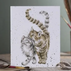 Wrendale Designs 'Feline Good' Cat Greetings Card- Greeting Cards|Children