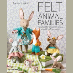 Corinne Lapierre Felt Animal Families Book- Crafts|Children