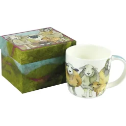 Emma Ball Felted Sheep Bone China Mug (Boxed)- Animals|Animals
