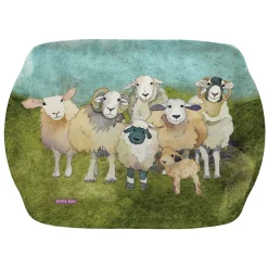 Emma Ball Felted Sheep Melamine Medium Tray- Trays