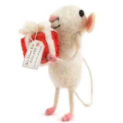 Sew Heart Felt Felt Mouse with Present- Children
