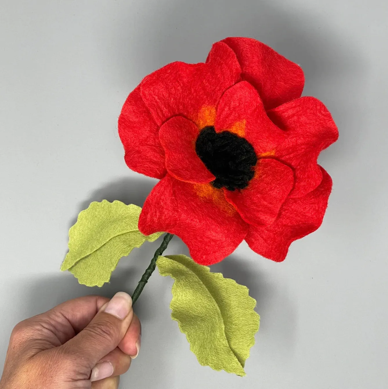 The Crafty Kit Co. Felt Poppy Craft Kit- Crafts