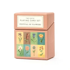 Roomytown Festival of Flowers Playing Cards - Set of 2 Decks- Puzzles