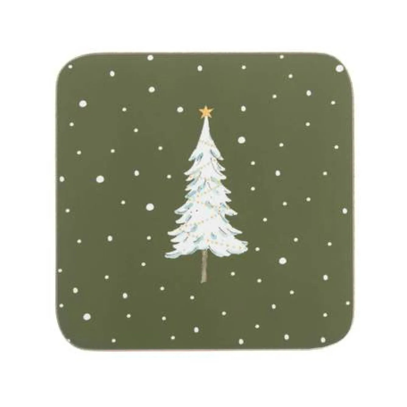 Sophie Allport Festive Forest Coasters- Set of 4- Christmas|Tea