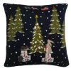 Sophie Allport Festive Forest Knitted Statement Pillow- Seasonal Decor|Pillows & Throws