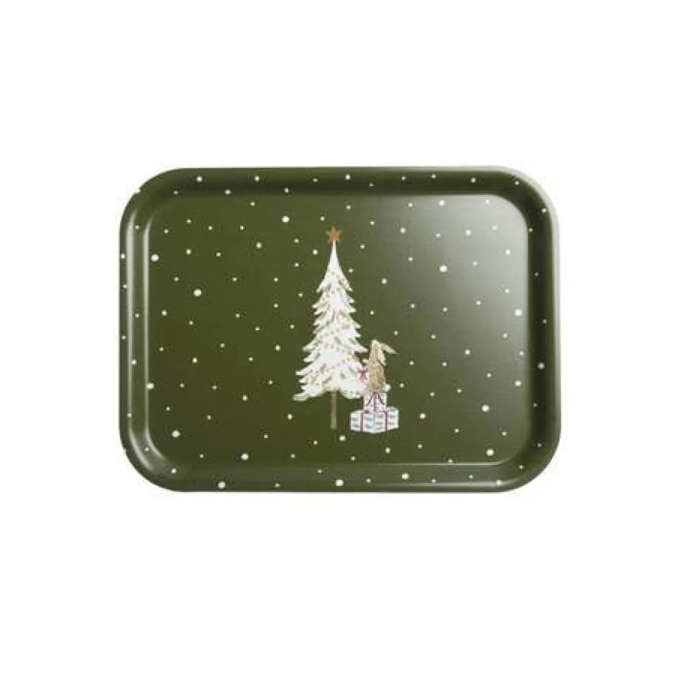 Sophie Allport Festive Forest Small Tray- Tea|Trays