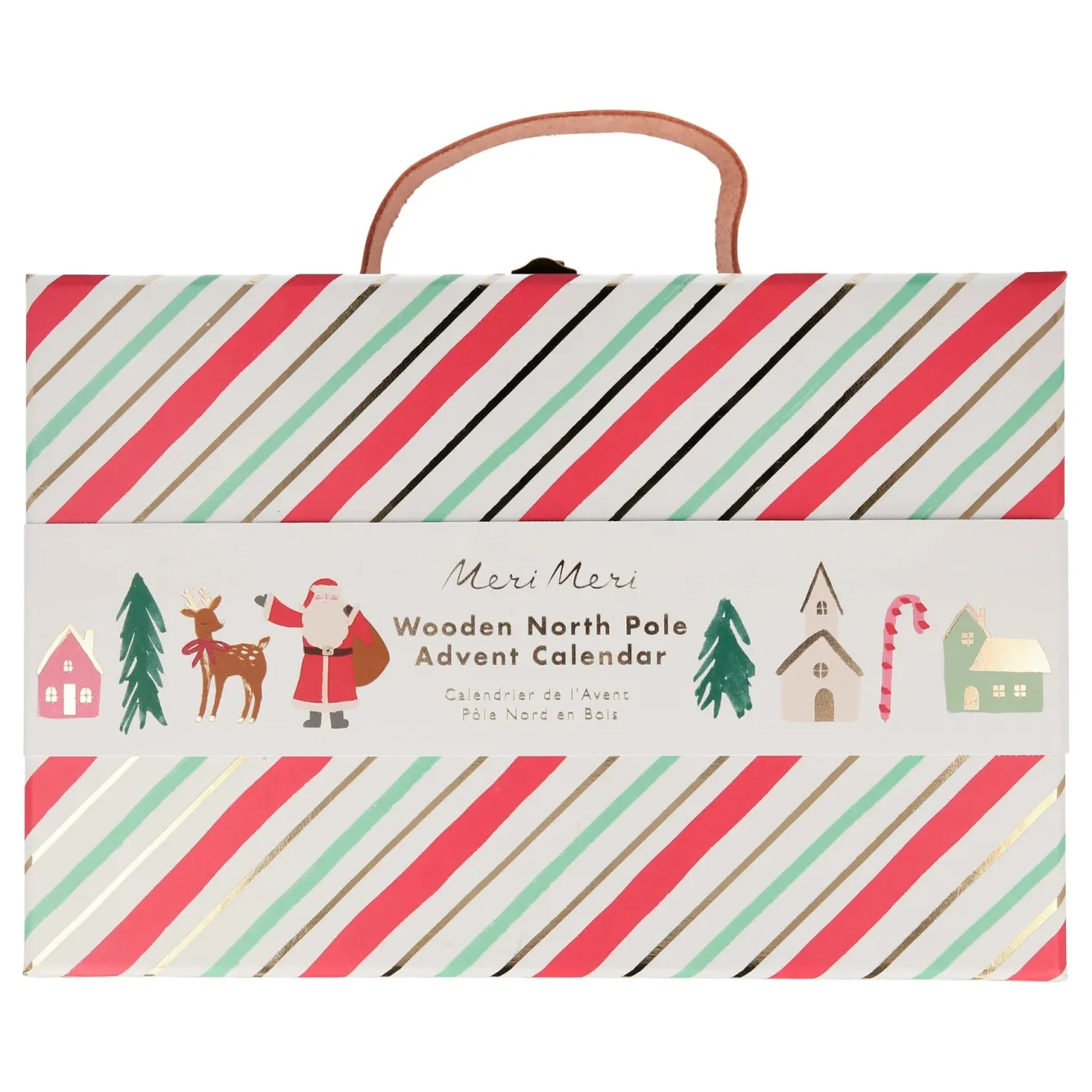 Meri Meri Festive Village Wooden Advent Calendar- Advent