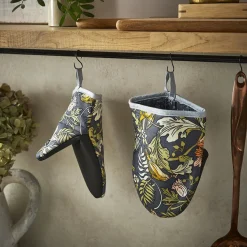Ulster Weavers Finch & Flower Micro Mitts Twin Pack- Oven Gloves/Mitts