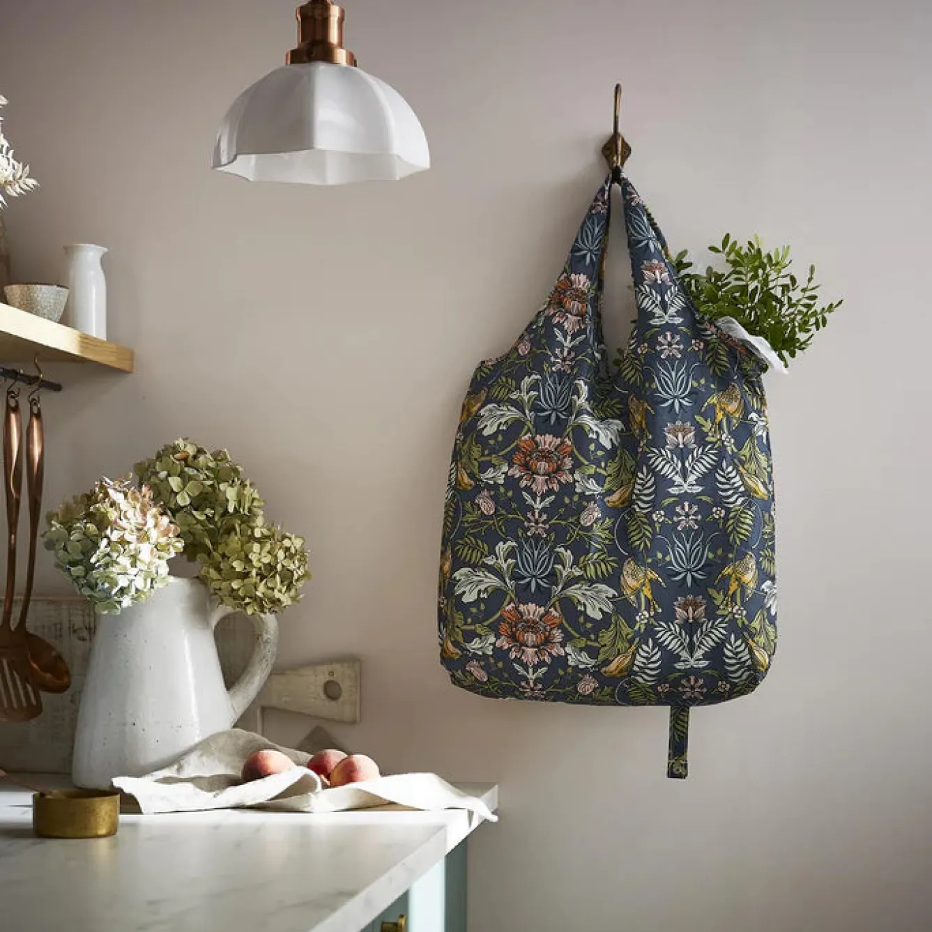 Ulster Weavers Finch & Flower Packable Bag- Bags