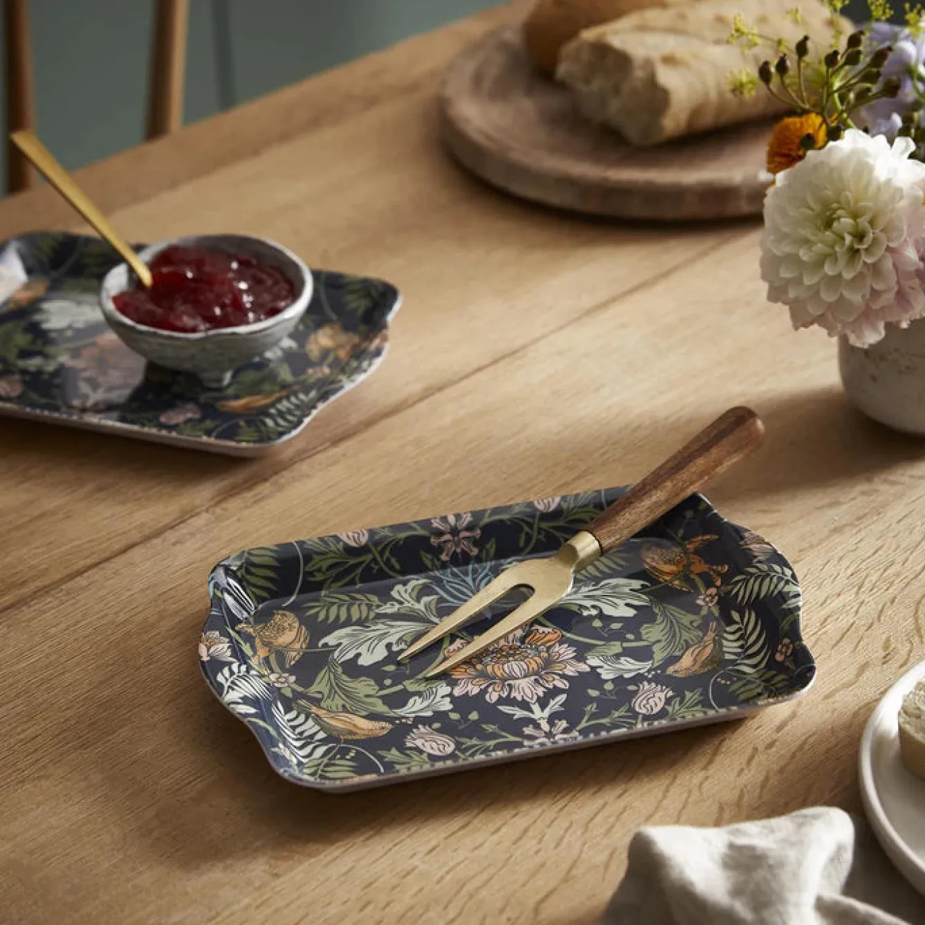 Ulster Weavers Finch & Flower Small Scatter Tray- Animals|Trays