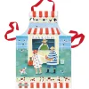 Emma Ball Fish & Chips Cotton Apron- Aprons