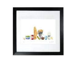 Corinne Alexander Fish & Chips Print by- Father's Day|Art