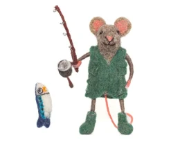 Sew Heart Felt Fishing Felt Mouse- Children