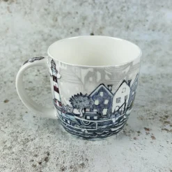 Emma Ball Fishing Village China Mug (Boxed)- Tea