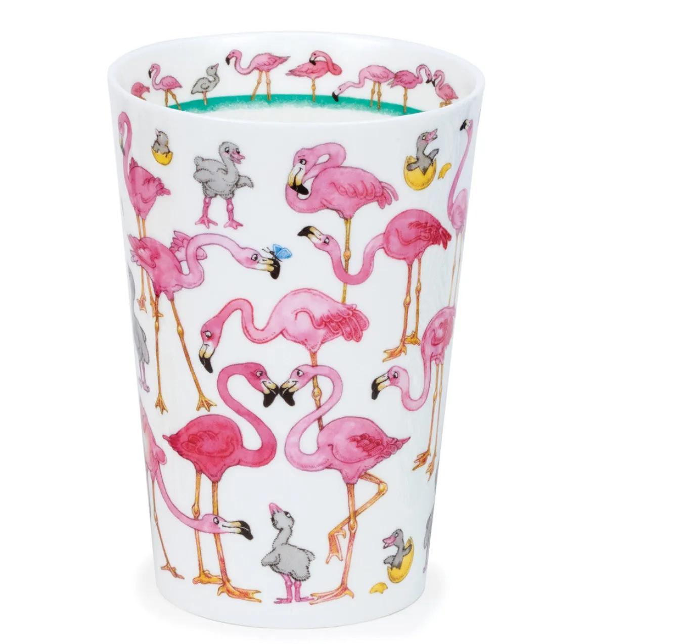 Dunoon Flamboyance China Travel Mug- Tea|Whimsical