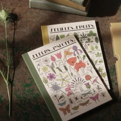 Roomytown Fleur et Feuilles Set of 2 Notebooks- Stationery